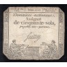 ASSIGNAT DE 50 SOLS - 23/05/1793 - DOMAINES NATIONAUX - SERIE 1717