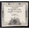 ASSIGNAT ÜBER 15 SOLS - 24/10/1792 - NATIONALE DOMÄNEN - SERIE 847