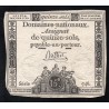 ASSIGNAT OF 15 SOLS - 04/01/1792 - NATIONAL DOMAINS - SERIES 746