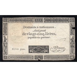 ASSIGNAT ÜBER 5 LIVRES - 06/06/1793 - NATIONALE DOMAINS - SERIE 3121