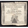 ASSIGNAT DE 10 SOUS - SERIE 43 - 24/10/1792 - DOMAINES NATIONAUX