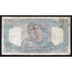 FRANKREICH - PICK 130 - 1000 FRANCS MINERVE ET HERCULE - 12/09/1946 - N.317