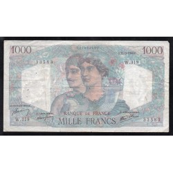 FRANCE - PICK 130 - 1000 FRANCS MINERVE ET HERCULE - 12/09/1946 - W.319