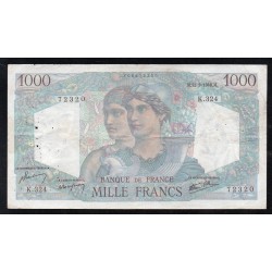 FRANKREICH - PICK 130 - 1000 FRANCS MINERVE ET HERCULE - 12/09/1946 - K.324