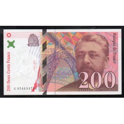 FAY 75/04 B - 200 FRANCS EIFFEL - 1997 - TYPE 1995 - G 054634726 - PICK 159