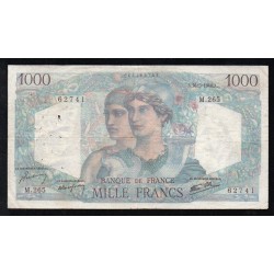 FRANKREICH - PICK 130 - 1000 FRANCS MINERVE ET HERCULE - TYP 1945 - 16/05/1946 - M.265