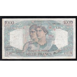 FRANCE - PICK 130 - 1000 FRANCS MINERVE ET HERCULE - 25/04/1946 - S.261