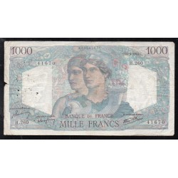 FRANCE - PICK 130 - 1000 FRANCS MINERVE ET HERCULE - 25/04/1946 - H.260