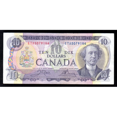 CANADA - PICK 88 d - 10 DOLLARS 1971