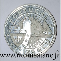 PORTUGAL - KM X25 - 25 ECU 1992 - JOAO II - BATEAU