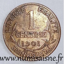 FRANKREICH - KM 840 - 1 CENTIME 1901 - TYP DUPUIS