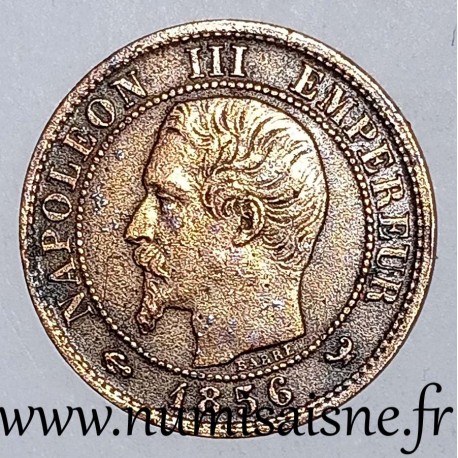 GADOURY 86 - 1 CENTIME 1856 W - Lille - NAPOLÉON III - KM 775