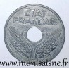 FRANCE - KM 900 - 20 CENTIMES 1941 - TYPE 20