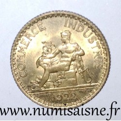 GADOURY 468 - 1 FRANC 1922 - TYPE CHAMBRE DE COMMERCE - KM 876