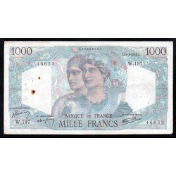 FRANCE - PICK 130 - 1000 FRANCS MINERVE ET HERCULE - 21/02/1946 - W.197