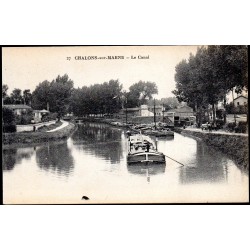 51108 - CHALONS SUR MARNE - LE CANAL - PENICHE