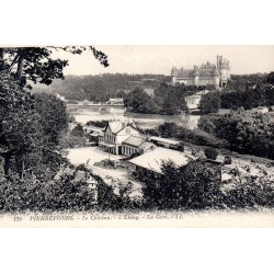 County 60450 - PIERREFONDS - CASTLE - THE POND - THE TRAIN STATION