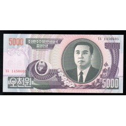 NORDKOREA - PICK 46 b - 5000 WON - 2006