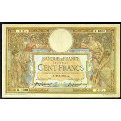 FRANCE - REPRODUCTION OF A 100 FRANC NOTE Luc Olivier MERSON FROM 1919