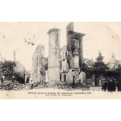 County 60300 - SENLIS - AFTER THE PASSAGE OF THE GERMANS (SEPTEMBER 1914) - BRIDGES AND ROADS