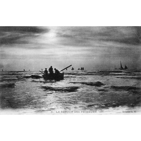 62600 - BERCK-PLAGE - LE RETOUR DES PÊCHEURS