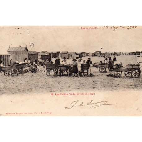 Komitat 62600 - BERCK-PLAGE - KLEINWAGEN AM STRAND