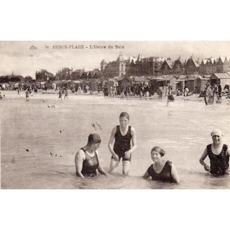 62600 - BERCK-PLAGE - L'HEURE DU BAIN