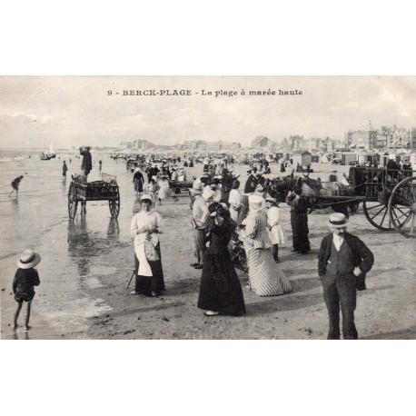 Komitat 62600 - BERCK-PLAGE - DER STRAND BEI FLUT