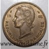 FRANZÖSISCHES WESTAFRIKA - KM 7 - 25 FRANC 1956 - GAZELLE