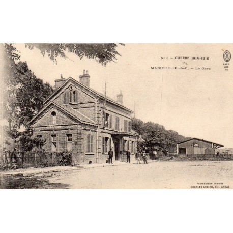 62161 - MAROEUIL - GUERRE 1914-1915 - LA GARE