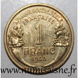 AFRIQUE OCCIDENTALE FRANCAISE - KM 2 - 1 FRANC 1944 - MARIANNE