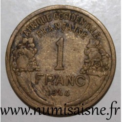 FRENCH WEST AFRICA - KM 2 - 1 FRANC 1944 - MARIANNE