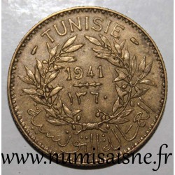 TUNISIA - KM 248 - 2 FRANCS 1941 - AH 1360