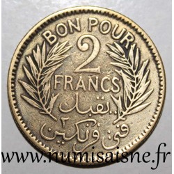 TUNESIEN - KM 248 - 2 FRANCS 1945 - AH1360