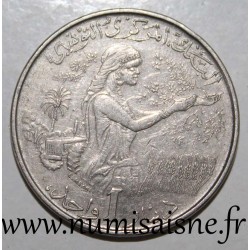 TUNESIEN - KM 304 - 1 DINAR 1976 - FAO