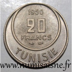 TUNISIA - KM 274 - 20 FRANCS 1950 - Muhammad al-Amin - French Protectorate