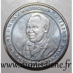 TANZANIA - KM 20 a - 10 SHILINGI 1993 - Ali Hassan Mwinyi 1985 - 1995