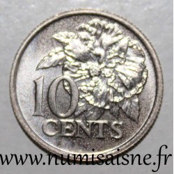 TRINITÉ ET TOBAGO - KM 31 - 10 CENTS 1990