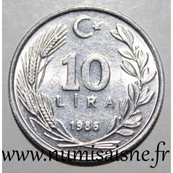 TURKEÏ - KM 964 - 10 LIRA 1986