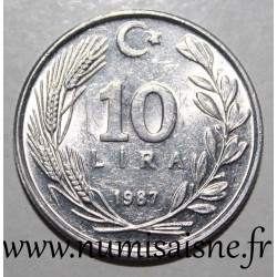 TURKEY - KM 964 - 10 LIRA 1987