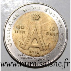 THAILAND - Y 348 - 10 BAHT 1998 - BE 2541 - 13. Asienspiele