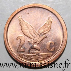 SÜDAFRIKA - KM 133 - 2 CENTS 1995 - Schreiseeadler