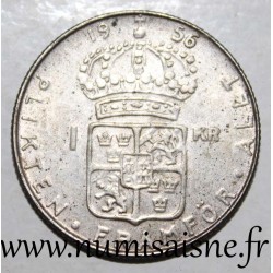 SCHWEDEN - KM 826 - 1 KRONA 1956