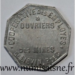 FRANCE - 62 - LIEVIN - BOULANGERIE - 1922 - COOPÉRATIVE DES MINES - FRAPPE MONNAIE