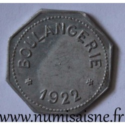 FRANCE - 62 - LIEVIN - BOULANGERIE - 1922 - COOPÉRATIVE DES MINES - FRAPPE MONNAIE