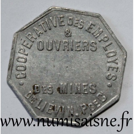 FRANKREICH - Kommitat 62 - LIEVIN - BÄCKEREI - 1922 - BERGBAUGENOSSENSCHAFT - MÜNZENPRÄGUNG