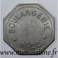 FRANCE - 62 - LIEVIN - BOULANGERIE - 1922 - COOPÉRATIVE DES MINES - FRAPPE MONNAIE