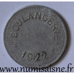 FRANCE - 62 - LIEVIN - BOULANGERIE - 1922 - COOPÉRATIVE DES MINES - FRAPPE MONNAIE