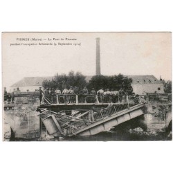 Komitat 51170 - FISME - DIE FISMETTE-BRÜCKE WÄHREND DER DEUTSCHEN BESETZUNG (4. SEPTEMBER 1914)