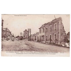 51170 - FISMES - GUERRE 1914-1918 - RUE DE L'ESPLANADE APRES LE BOMBARDEMENT DES ALLEMANDS